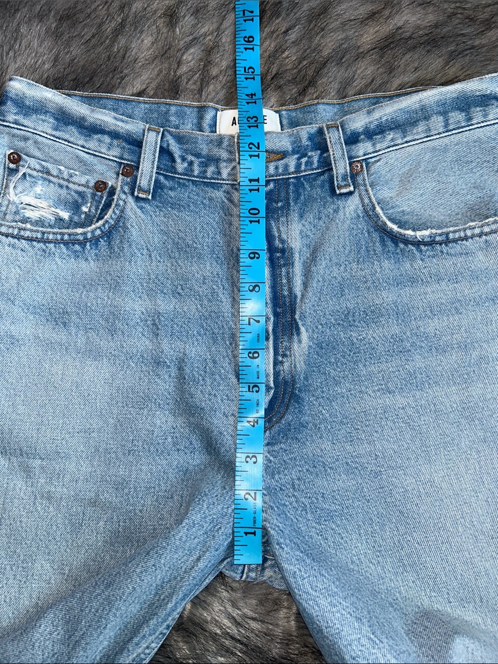 NEW Agolde Low Slung Baggy Jeans in Libertine Slightly Distressed Size 27 - Picture 11 of 14